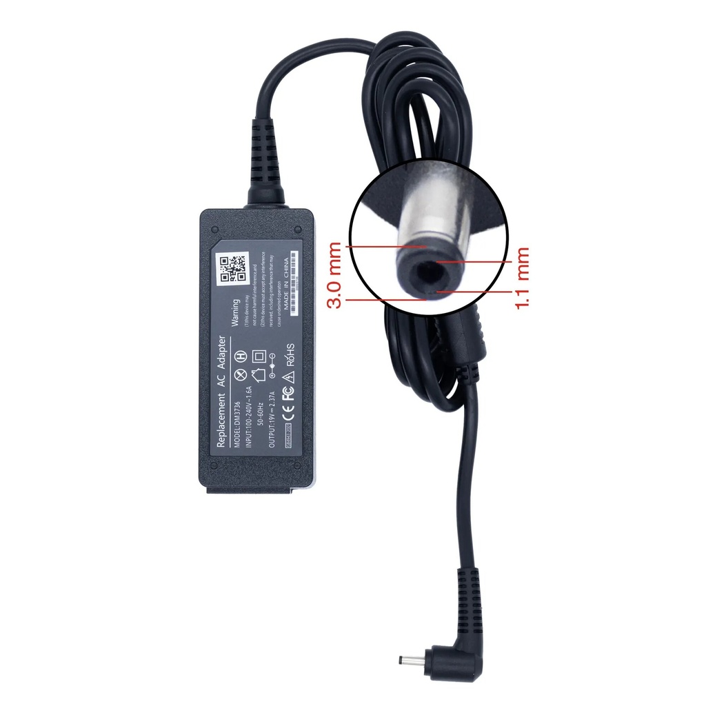 Cargador para Portátil Acer Ultrabook 19V 2.37A 2 Piezas